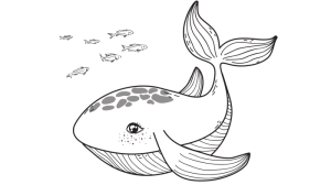 Free coloring sheets of sea animals