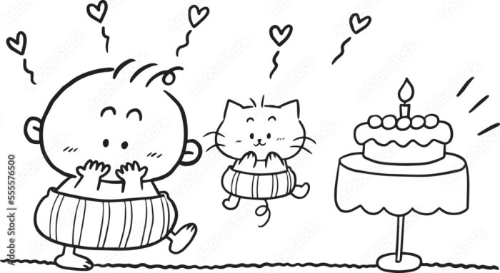 Anime baby human coloring pages