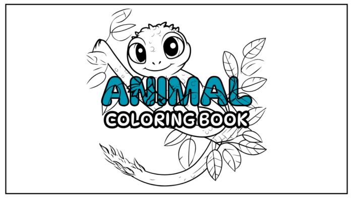 Animals that start with a coloring page