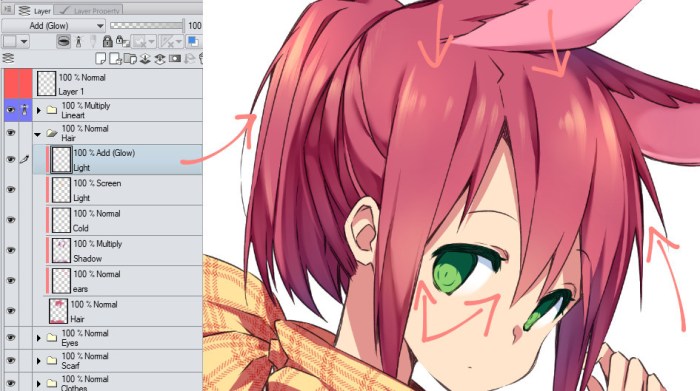 Anime coloring tutorial tumblr