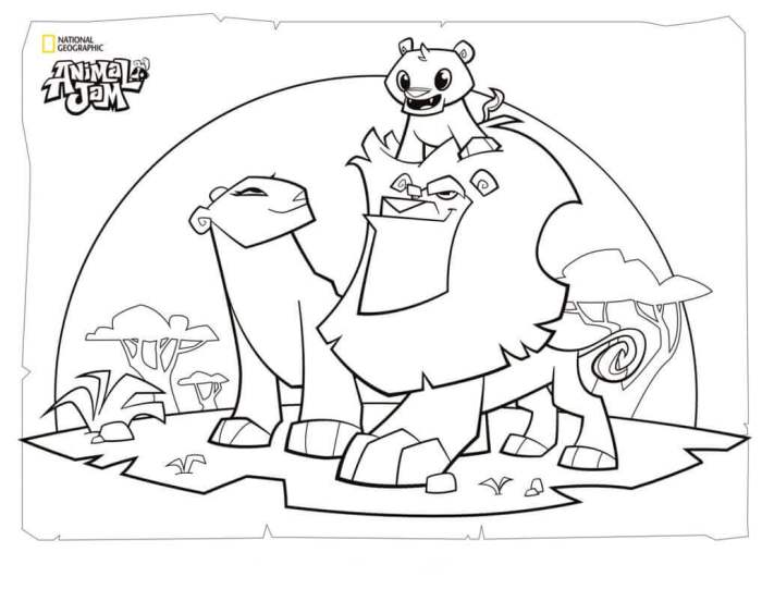 Animal jam coloring games