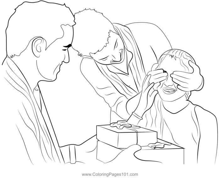 Anime brother and sister coloring page