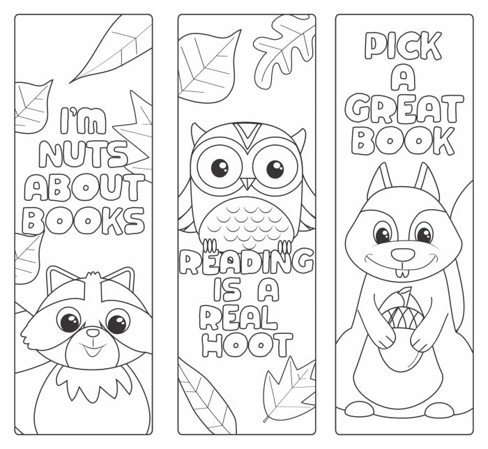 Animal coloring book marks