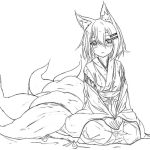 Free coloring pages of anime foxes