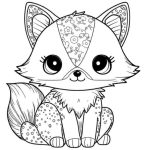 Coloring pages patterns animals