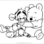 Animated baby tigers coloring pages