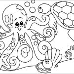 Aquatic animal coloring pages