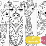 Animals for coloring pdf