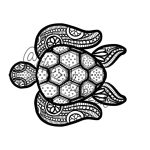 Animated turtle coloring pages