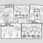 Chinese coloring year pages printable celebrate parade color print cool book float