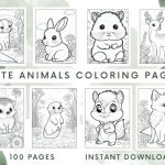 Animal coloring sheets p