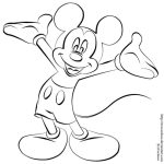 Coloring animals mickey mouse