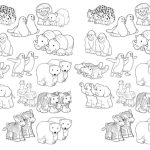 Animals marching to ark coloring picture