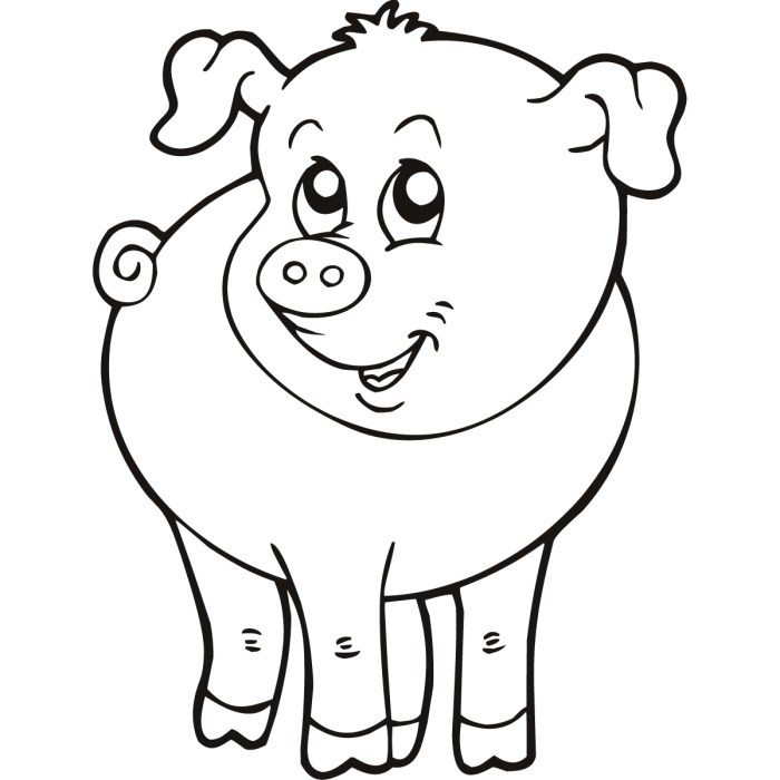 Animals clipart coloring pages