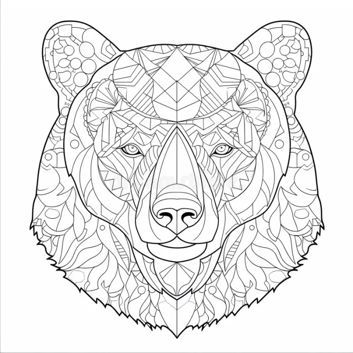 Animals stress relief coloring book