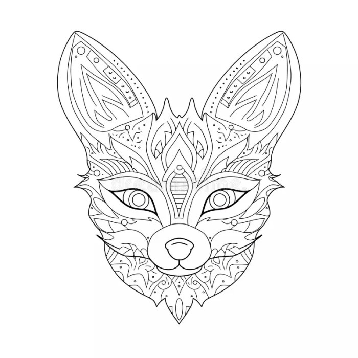 Animals stress relief coloring book