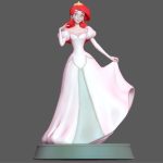 Ariel mermaid wedding dress