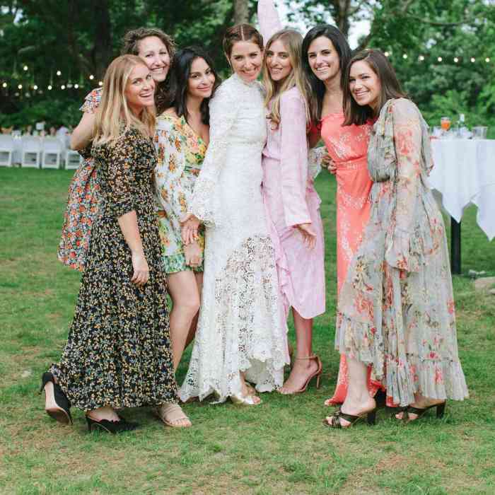 Wedding party guest dresses