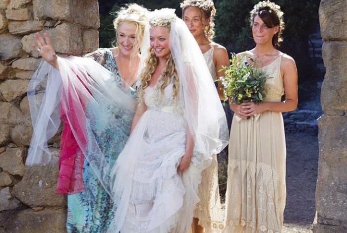 Mamma mia wedding dress