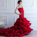 Bride red wedding dresses