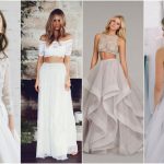 2 piece wedding dresses