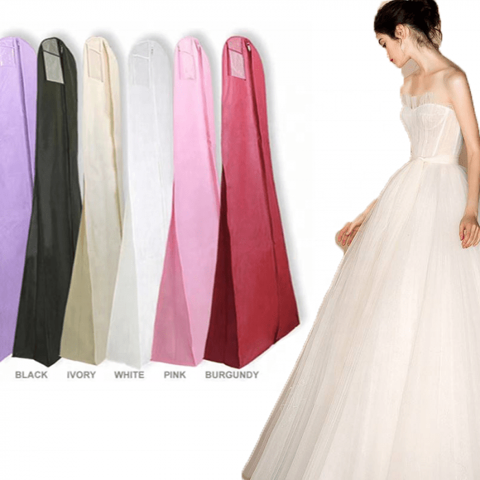 Wedding dress garment bag travel