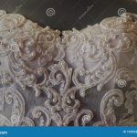 A line lace wedding dress