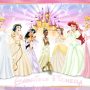 Disney Princesses in Wedding Dresses