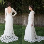 Lace overlay wedding dress