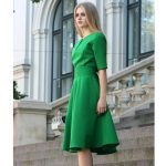 Green cocktail dress for wedding