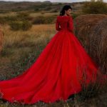 Red wedding guest dresses