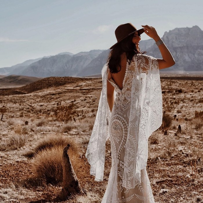 Casual boho wedding dresses