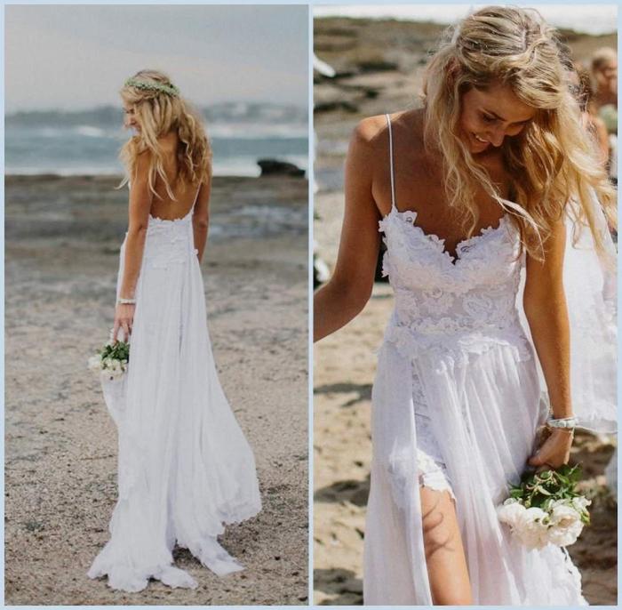 Casual wedding dresses for the beach