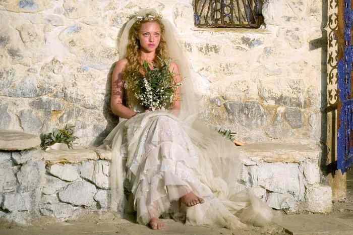 Mamma mia wedding dress