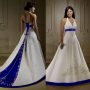 Blue and White Wedding Dresses A Style Guide