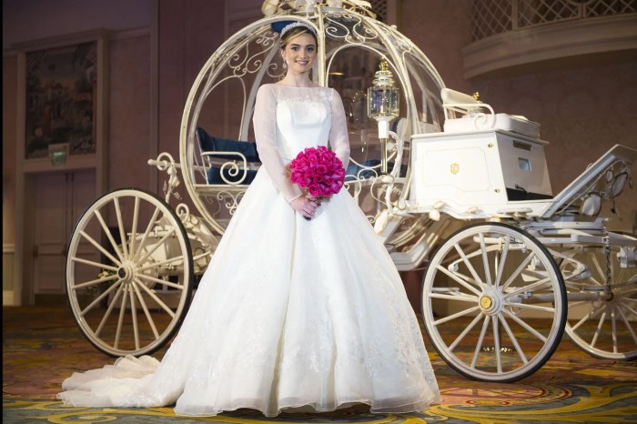 Cinderella live action wedding dress